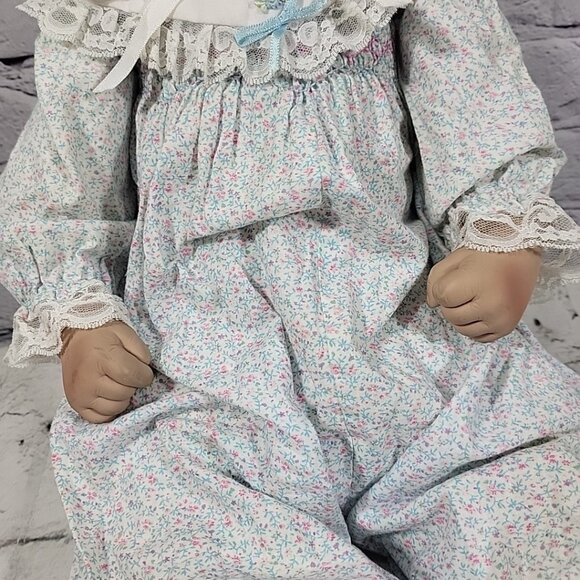 VTG 80s Lee Middleton Lifelike Baby Doll CHERISH 041287 320/5000 Original Outfit